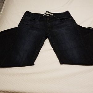 Charlotte Russe dark wash flare jeans